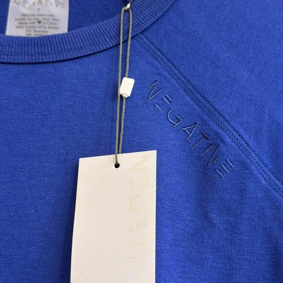 Negative Underwear Club Crew in Royal, Size Small - Picture 6 of 8